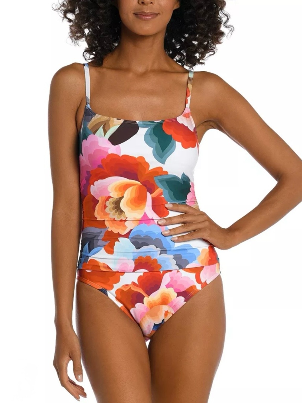 La Blanca Women's Floral Rhythm One-Piece Swimsuit